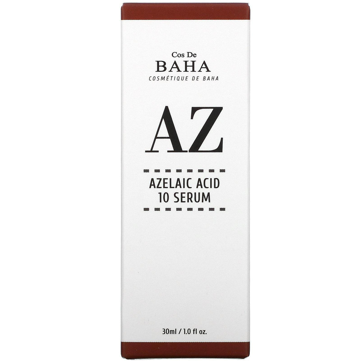 Cos De BAHA, AZ, Azelaic Acid 10 Serum, 1 fl oz (30 ml) - Supply Center USA