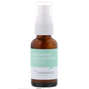 Cosmedica Skincare, Advanced 2.5% Retinol Serum, 1 oz (30 ml) - Supply Center USA