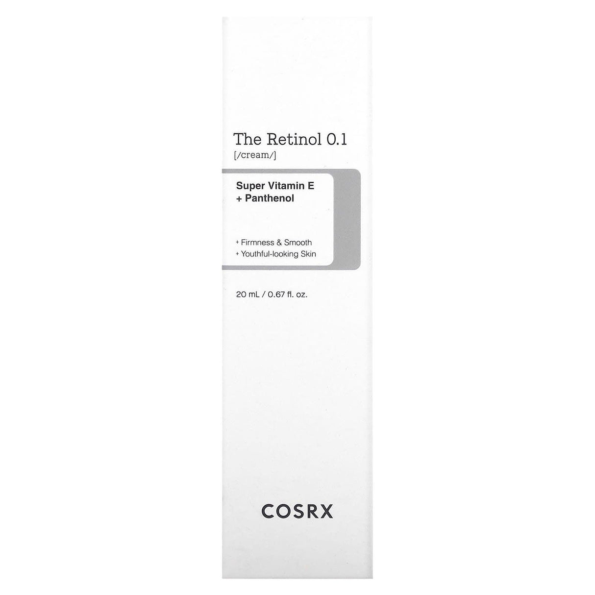 CosRx, The Retinol 0.1 Cream, 0.67 fl oz (20 ml) - Supply Center USA