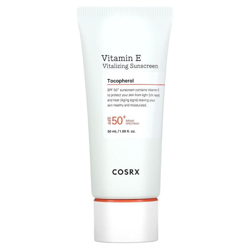 CosRx, Vitamin E, Vitalizing Sunscreen, SPF 50+, 1.69 fl oz (50 ml) - Supply Center USA