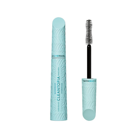 Covergirl Lash Blast Cleantopia, Black/Brown, Waterproof Mascara, Aloe Leaf Extract, Vitamin E & Ceramide, Gentle Formula, Volumizing, Long-Wearing, Transfer-Proof, 0.32Oz - Supply Center USA