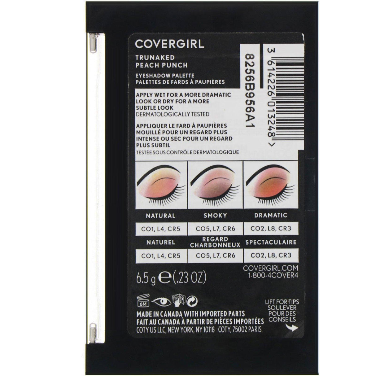 Covergirl, Trunaked, Eyeshadow Palette, Peach Punch, .23 oz (6.5 g) - Supply Center USA