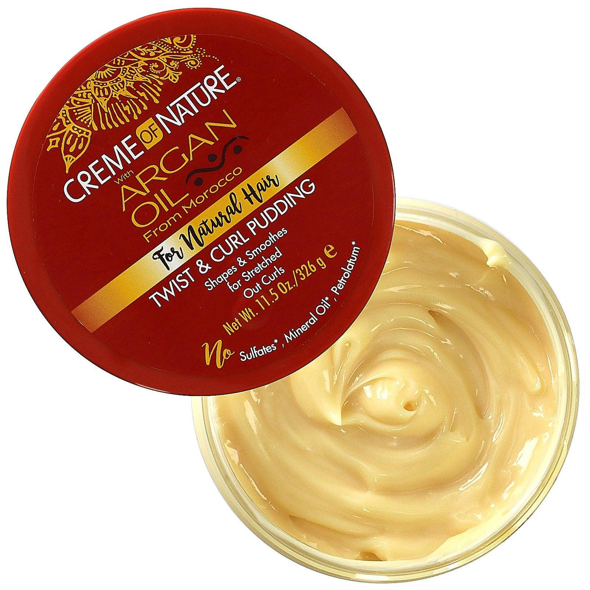 Creme Of Nature, Twist & Curl Pudding with Argan Oil from Morocco, 11.5 oz (326 g) - Supply Center USA
