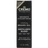 Cremo, Reserve Collection, Beard Oil, Reserve Blend, 1 fl oz (30 ml) - Supply Center USA