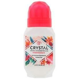 Crystal Body Deodorant, Natural Deodorant Roll-On, Pomegranate, 2.25 fl oz (66 ml) - Supply Center USA