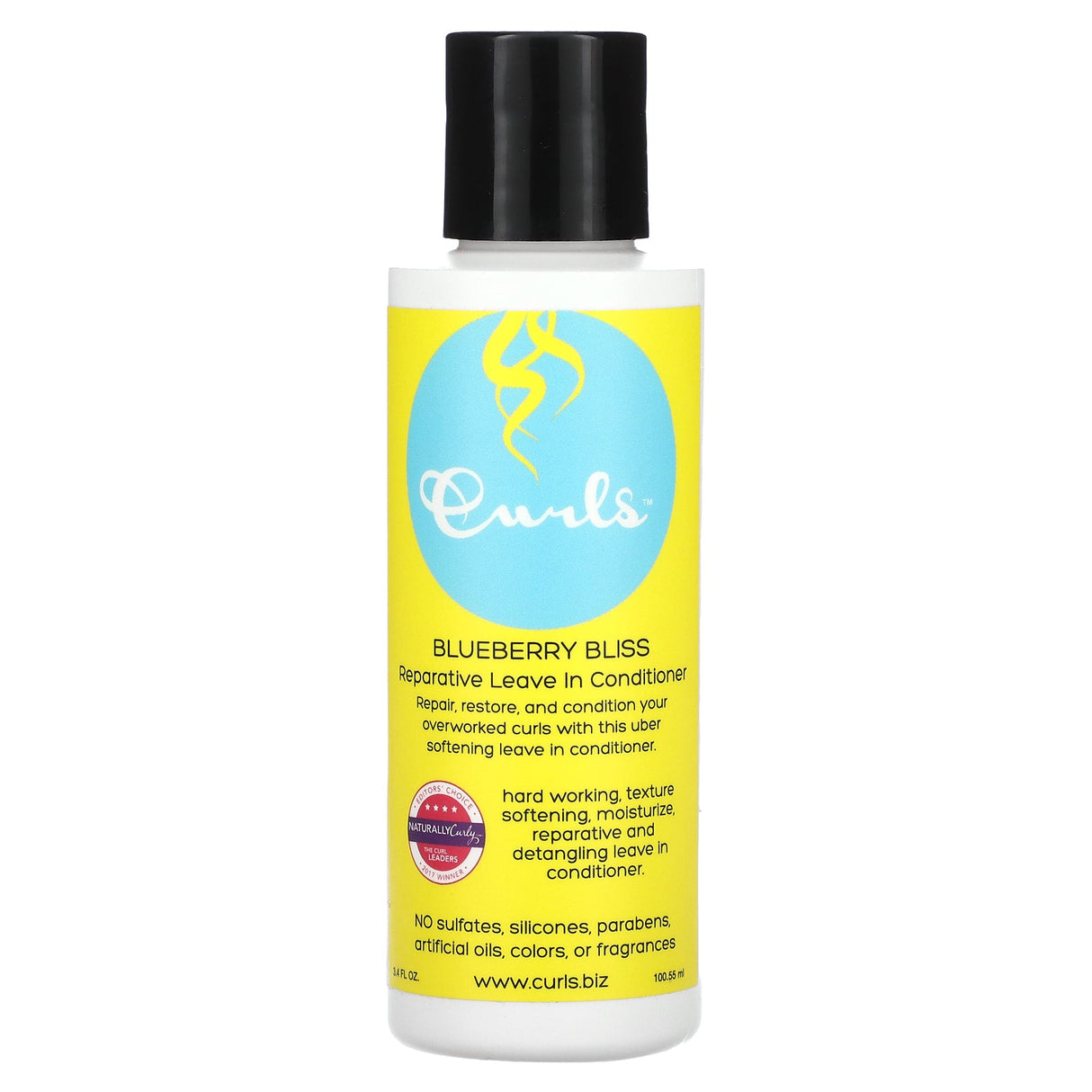 Curls, Blueberry Bliss, Reparative Leave in Conditioner, 3.4 fl oz (100.55 ml) - Supply Center USA