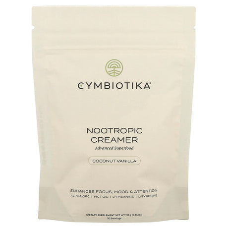 Cymbiotika, Nootropic Creamer, Coconut Vanilla, 0.35 lbs (157 g) - Supply Center USA