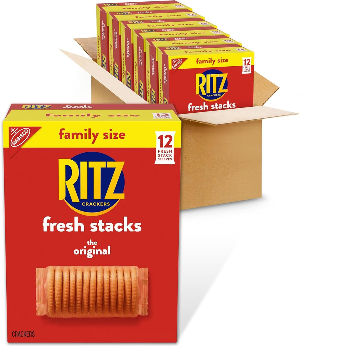 RITZ Fresh Stacks Original Crackers, Party Size, 23.7 Oz (16 Stacks)