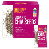 Betterbody Foods Organic Chia Seeds 2 Lbs, 32 Oz, with Omega-3, Non-Gmo, Gluten Free, Keto Diet Friendly, Vegan, Good Source of Fiber