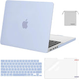 MOSISO Compatible with Macbook Pro 14 Inch Case 2024 2023 2022 2021 M4 M3 M2 M1 Pro Max A3112 A3185 A3401 A2918 A2992 A2779 A2442, Plastic Hard Shell&Keyboard Cover&Screen Film&Pouch, Black