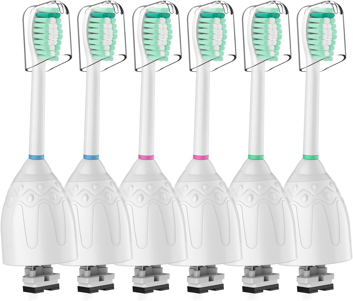 Toothbrush Heads for Philips Sonicare Replacement Brush Heads Medium Soft Dupont Bristles Electric Toothbrush Replacement Heads Fit E-Series Essence Xtreme Elite Advance and Cleancare, 4 Pack