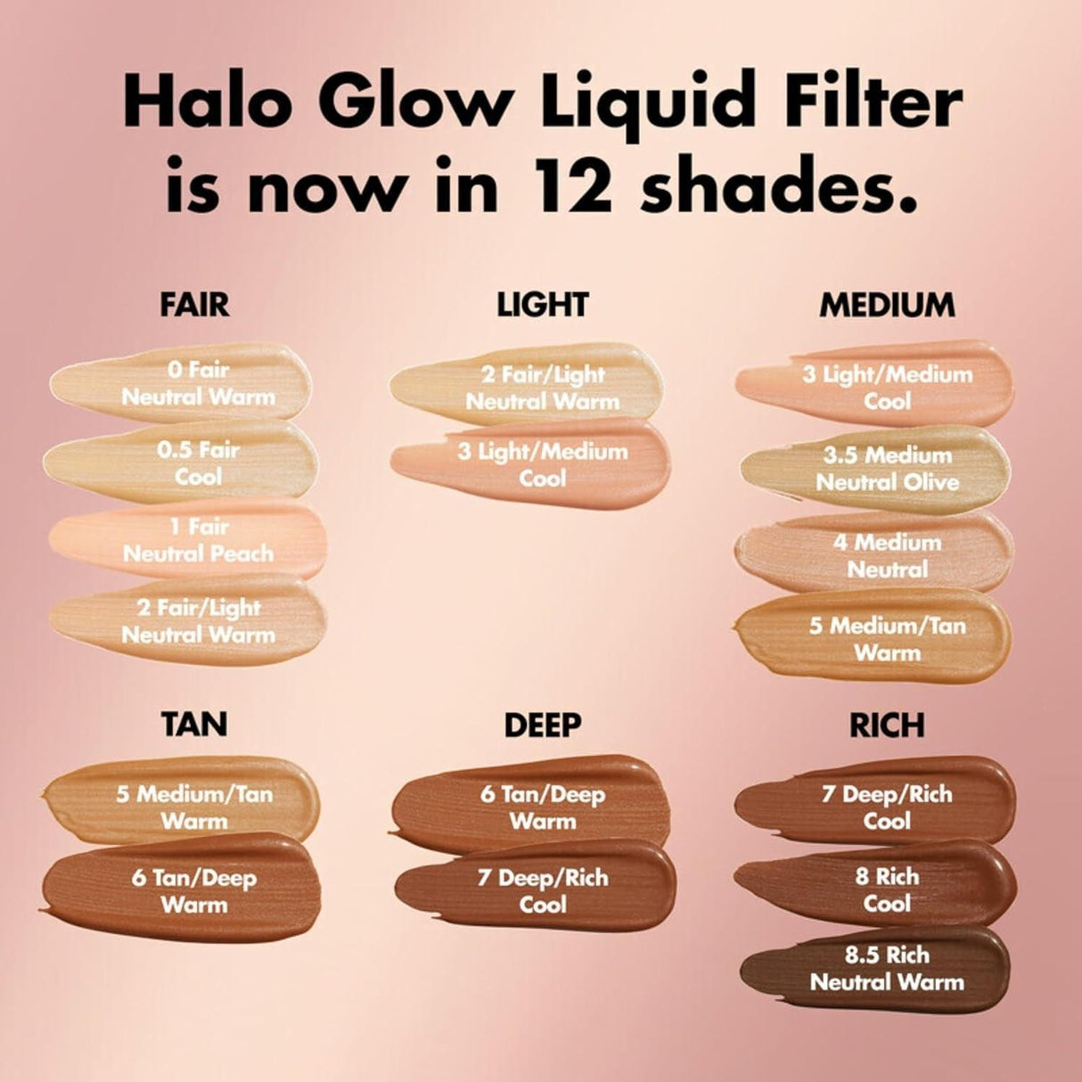 E.L.F. Halo Glow Liquid Filter, Complexion Booster for a Glowing, Soft-Focus Look, Infused with Hyaluronic Acid, Vegan & Cruelty-Free, 2 Fair/Light - Supply Center USA