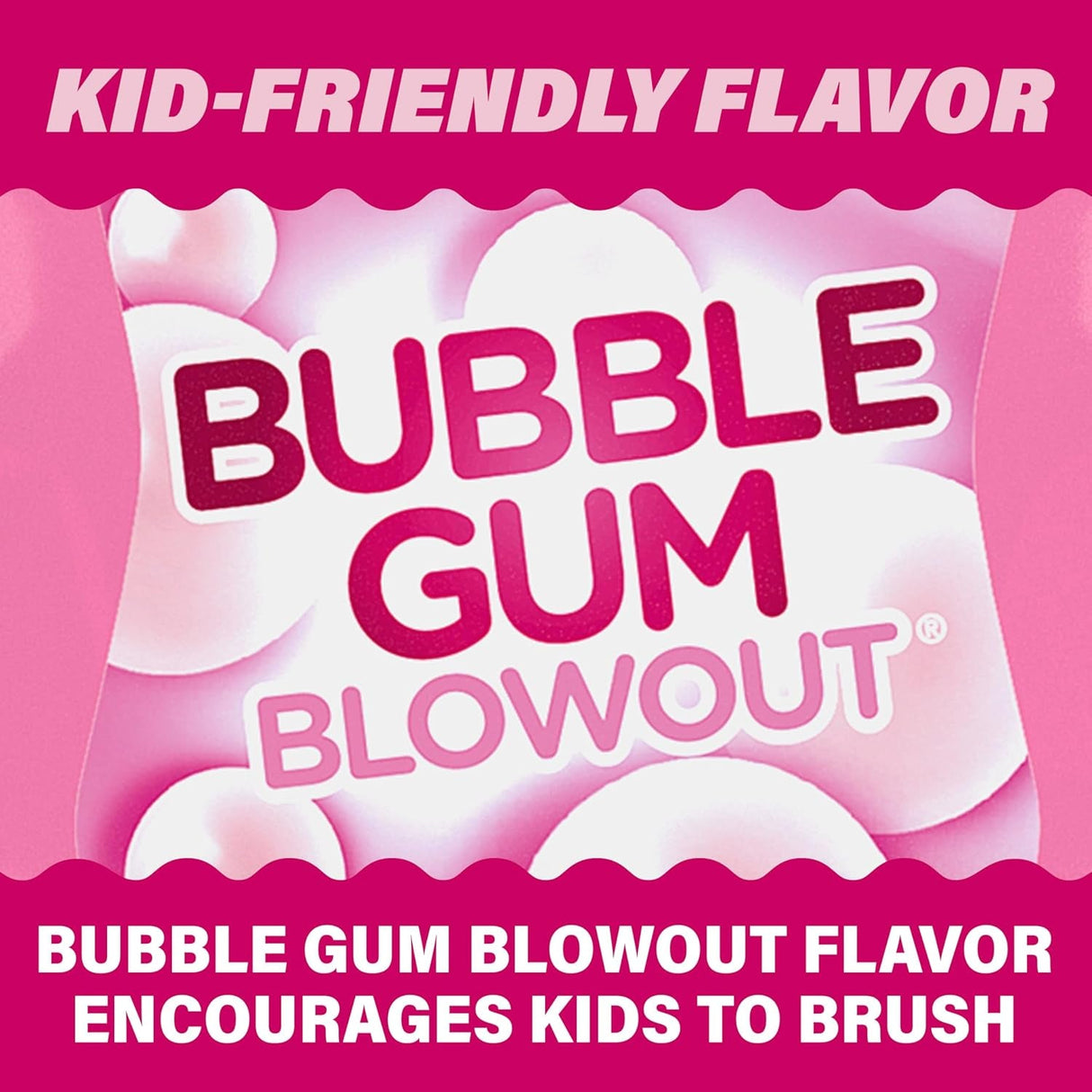ACT Kids Anticavity Fluoride Toothpaste 4.6 Oz. Bubble Gum Blowout