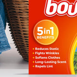 Bounce Dryer Sheets, Outdoor Fresh, 240 Count, Laundry Fabric Softener Sheets with Static Control and Wrinkle Fighters, Bounce Dryer Sheets, Fabric Softener Sheets