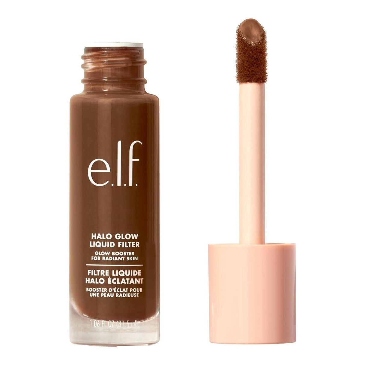 E.L.F. Halo Glow Liquid Filter, Complexion Booster for a Glowing, Soft-Focus Look, Infused with Hyaluronic Acid, Vegan & Cruelty-Free, 2 Fair/Light - Supply Center USA