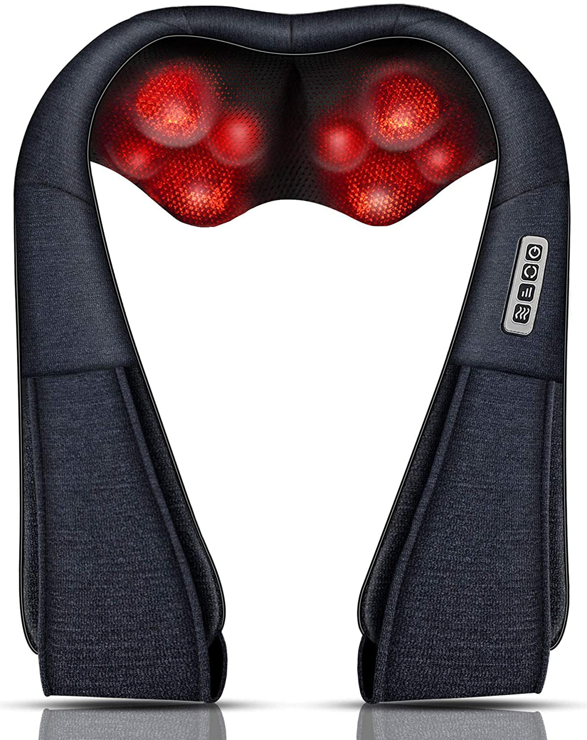 Mo Cuishle Shiatsu Back Shoulder and Neck Massager with Heat, Electric Deep Tissue 4D Kneading Massage, Best Gifts for Women Men Mom Dad, Fathers Day, Mothers Day, Christmas Gifts