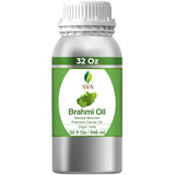 SVA Bhringraj Premium Carrier Oil 4Oz (118Ml) with Dropper for Hair Oiling, Scalp Massage & Skin Care