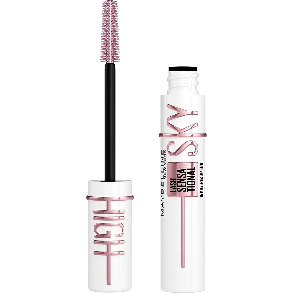 Maybelline Lash Sensational Sky High Washable Mascara Makeup, Volumizing, Lengthening, Defining, Curling, Multiplying, Buildable Formula, Blackest Black, 1 Count - Supply Center USA