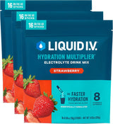 Liquid I.V.® Hydration Multiplier - Seaberry | Electrolyte Powder Drink Mix | 3 Pack (48 Servings)