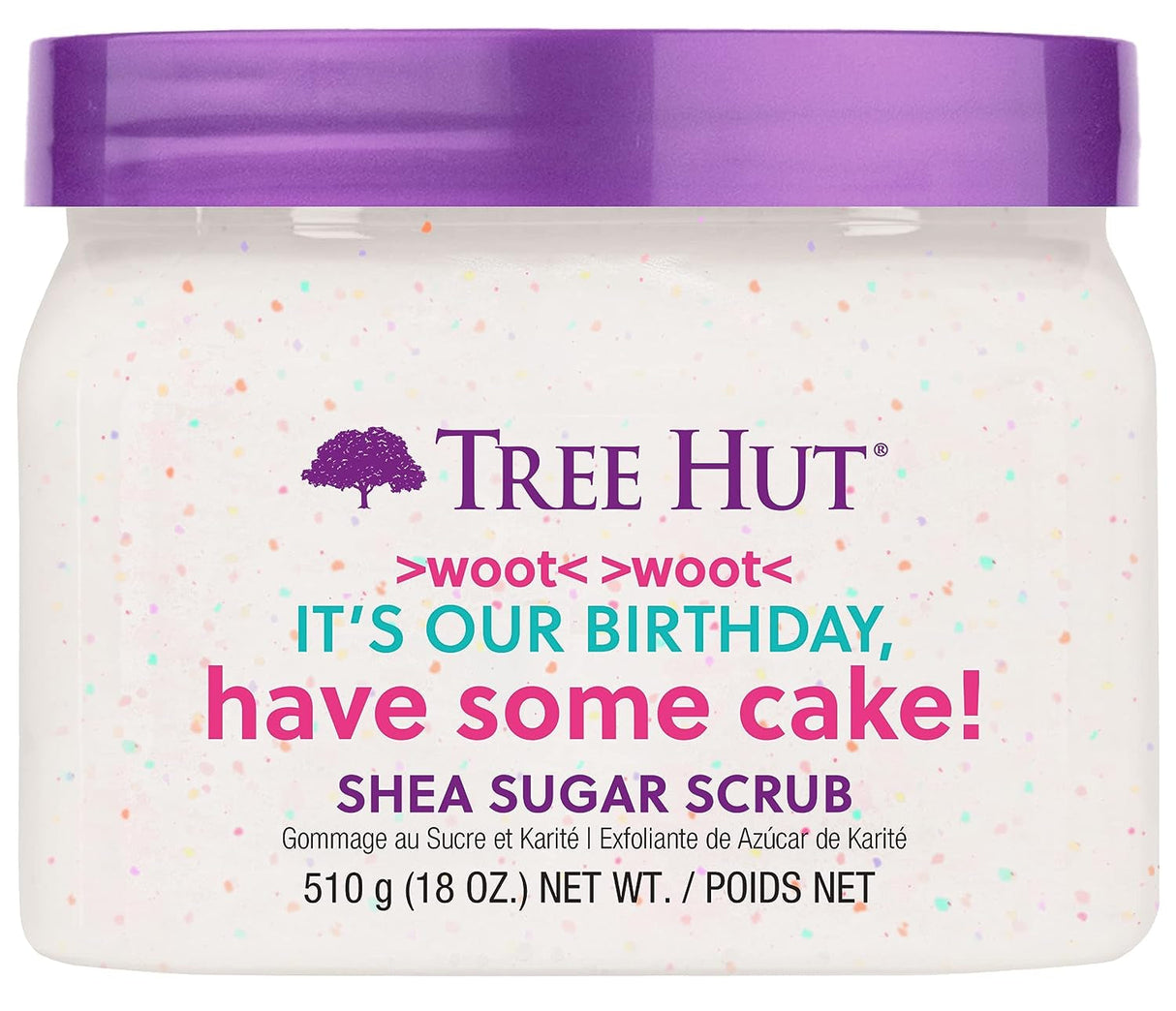 Tree Hut Blue Lagoon Shea Sugar Scrub | Exfoliating Body Scrub Removes Dead, Dry Skin for a Soft & Hydrated Feel | Nourishing Essential Body Care | 18 Fl Oz.