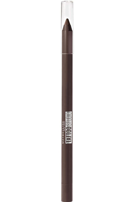 Maybelline Tattoostudio Long-Lasting Sharpenable Eyeliner Pencil, Glide on Smooth Gel Pigments with 36 Hour Wear, Waterproof, Deep Onyx, 1 Count - Supply Center USA