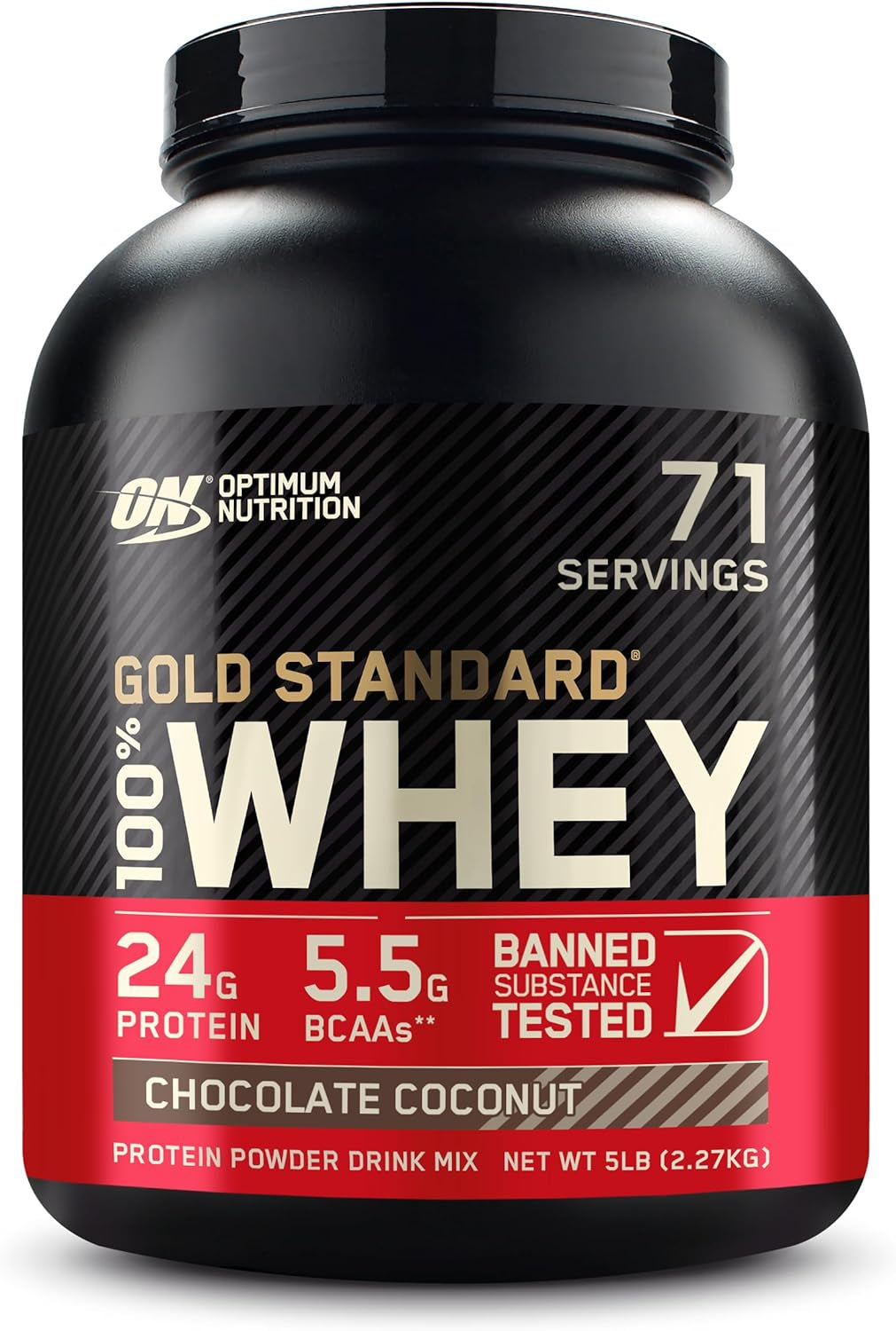 Optimum Nutrition Gold Standard 100% Whey Protein Powder, Double Rich Chocolate, 2 Pound (Packaging May Vary)