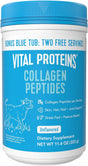 Vital Proteins Grass Fed Collagen Peptides Powder, Supports Hair, Skin, Nails, Bones, and Joints Health, Hydrolyzed Peptides - Zero Sugar, Unflavored, 9.33Oz
