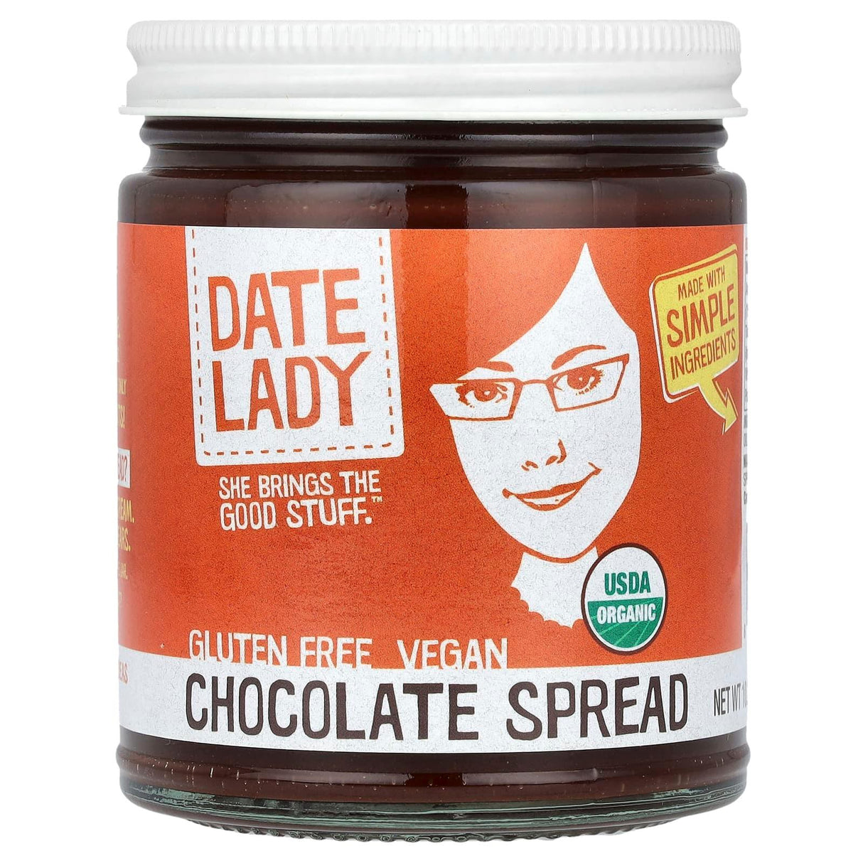 Date Lady, Chocolate Spread, 10.2 oz (290 g) - Supply Center USA