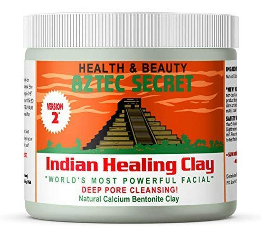 Aztec Secret – Indian Healing Clay 2 Lb – Deep Pore Cleansing Facial & Body Mask – the Original 100% Natural Calcium Bentonite Clay – New Version 2 - Supply Center USA