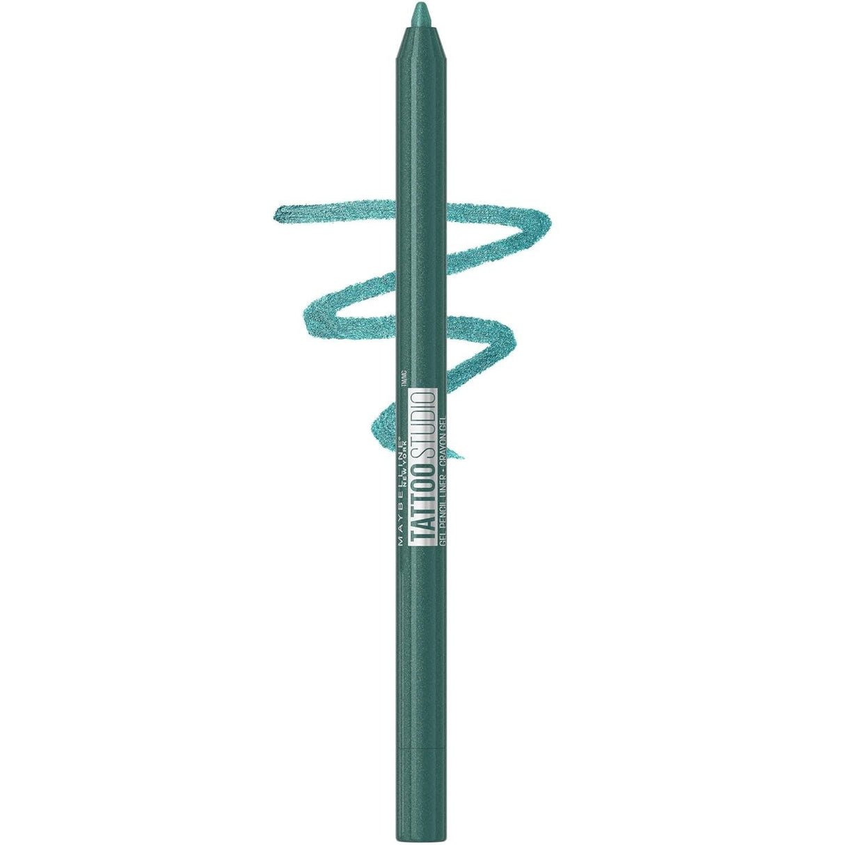 Maybelline Tattoostudio Long-Lasting Sharpenable Eyeliner Pencil, Glide on Smooth Gel Pigments with 36 Hour Wear, Waterproof, Deep Onyx, 1 Count - Supply Center USA