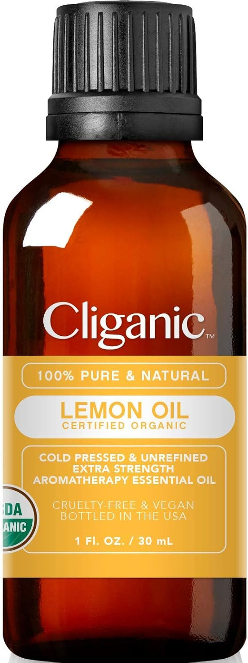 Cliganic Organic Essential Oils Set (Top 5) - 100% Pure Natural - Aromatherapy, Candle Making - Peppermint, Lavender, Eucalyptus, Lemongrass & Orange (Packaging May Vary)