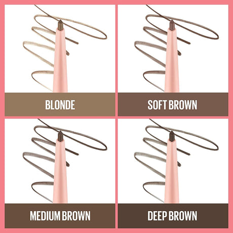 Maybelline Total Temptation Eyebrow Definer Pencil, Medium Brown, 1 Count - Supply Center USA