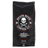 Death Wish Coffee, The World's Strongest Coffee, Ground, Dark Roast, 16 oz (454 g) - Supply Center USA