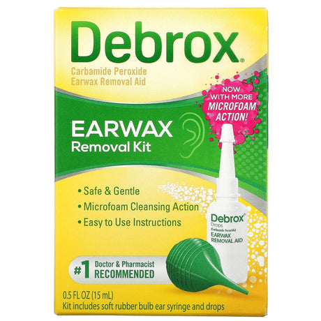 Debrox, Earwax Removal Kit, 0.5 fl oz (15 ml) - Supply Center USA