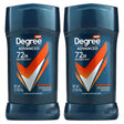Degree, Advanced 72 Hour MotionSense, Antiperspirant Deodorant, Adventure, 2 Pack, 2.7 oz (76 g) Each - Supply Center USA