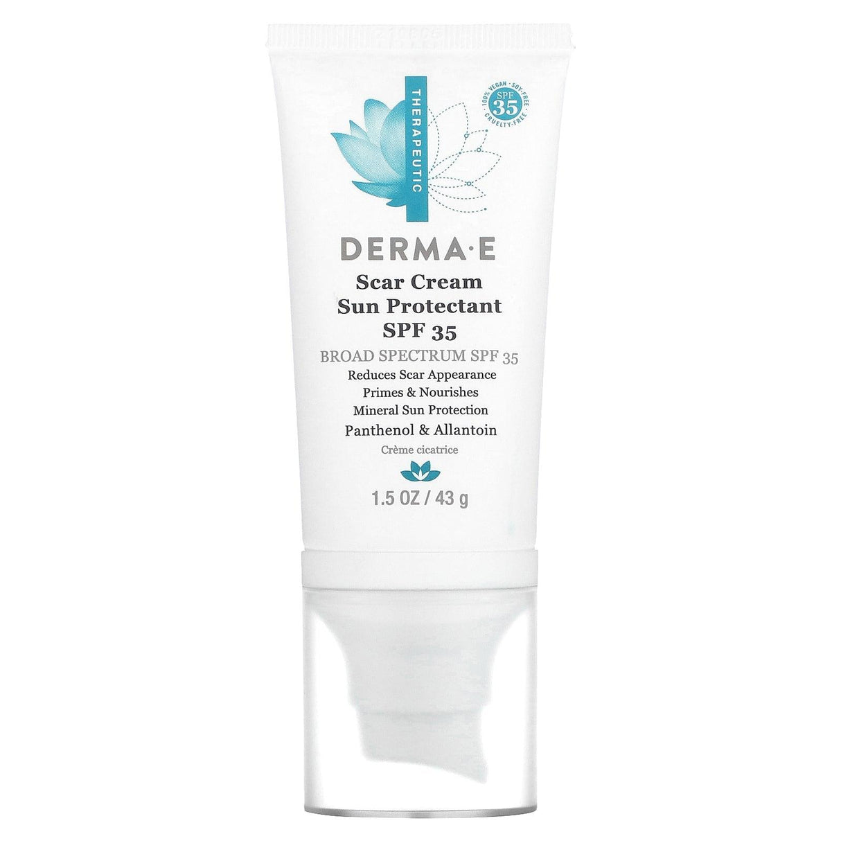 DERMA E, Scar Cream Sun Protectant SPF 35, 1.5 oz (43 g) - Supply Center USA