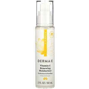 Derma E, Vitamin C Renewing Moisturizer, Probiotics & Rooibos, 2 fl oz (60 ml) - Supply Center USA