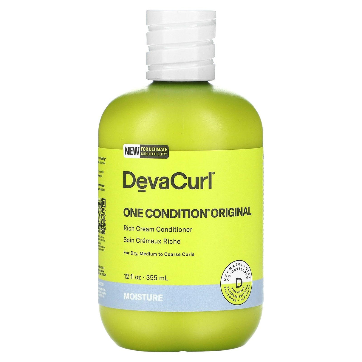 DevaCurl, One Condition Original, Rich Cream Conditioner, For Dry, Medium to Coarse Curls, 12 fl oz (355 ml) - Supply Center USA