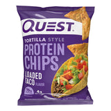 Quest Nutrition Tortilla Style Protein Chips Variety Pack, Chili Lime, Nacho Cheese, Loaded Taco, Low Carb, High Protein, Gluten Free, 1.1 Oz (Pack of 12)