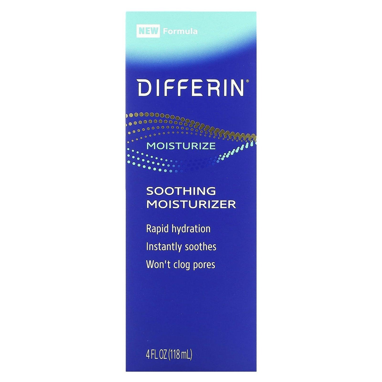 Differin, Soothing Moisturizer, 4 fl oz (118 ml) - Supply Center USA