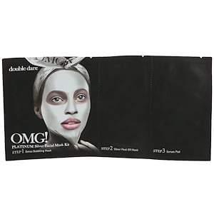 Double Dare, Platinum Silver Facial Mask Kit, 1 Kit - Supply Center USA