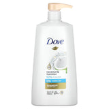 Dove, Coconut & Hydration Shampoo, 25.4 fl oz (750 ml) - Supply Center USA