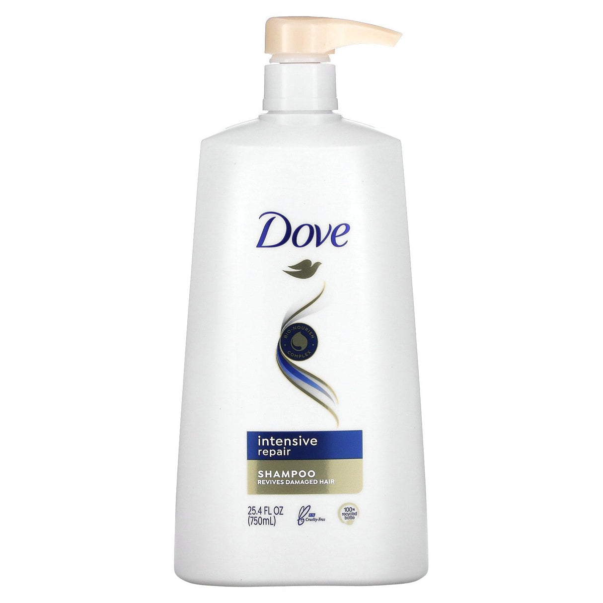 Dove, Intensive Repair Shampoo, 25.4 fl oz (750 ml) - Supply Center USA