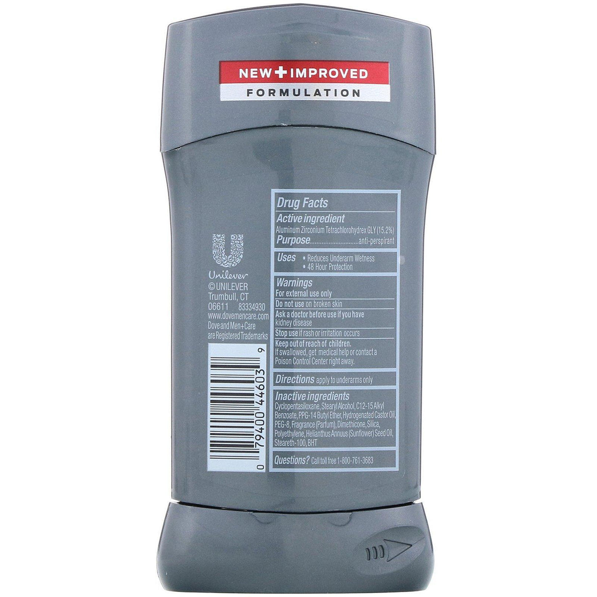 Dove, Men+Care, Anti-Perspirant Deodorant, Sensitive Shield, 2.7 oz (76 g) - Supply Center USA