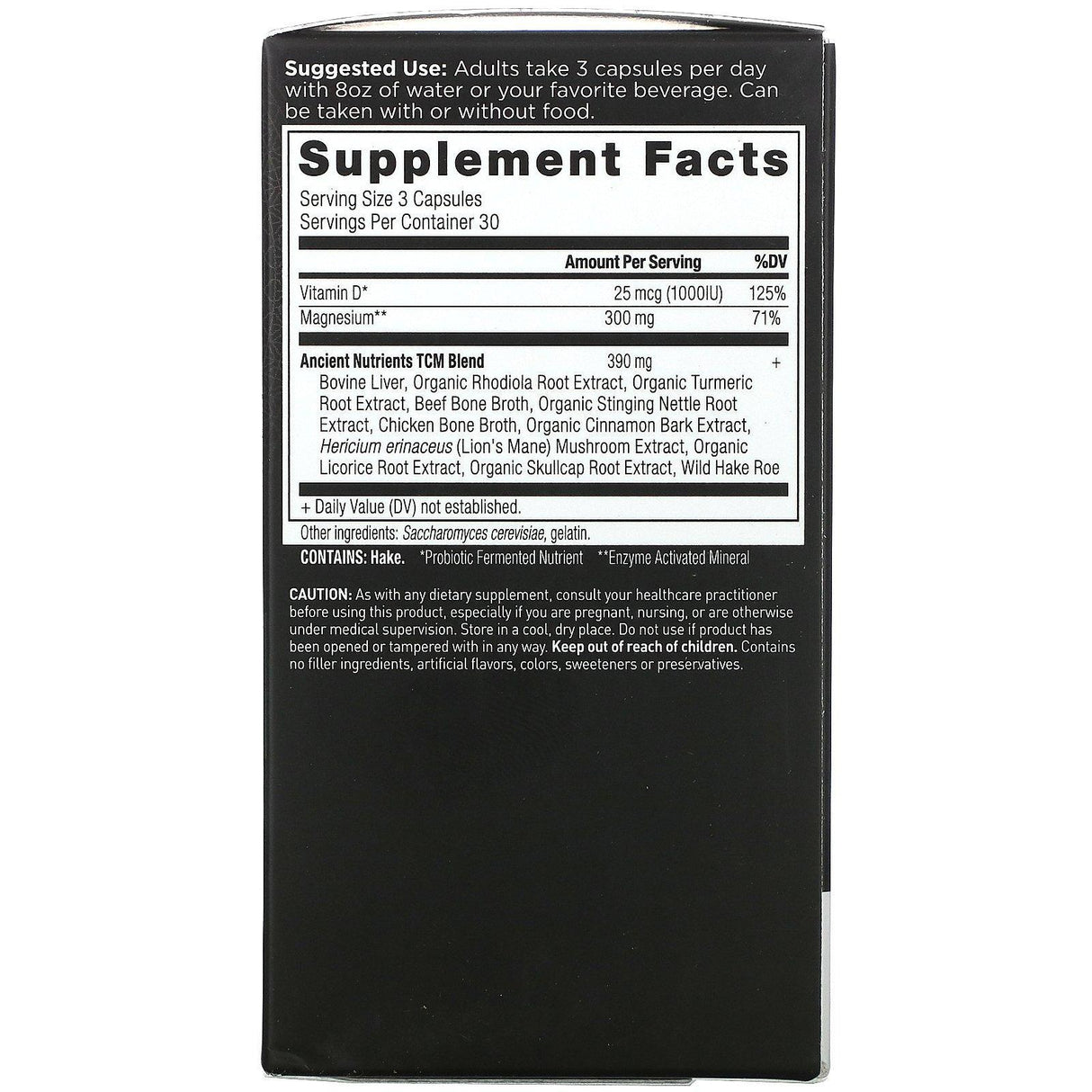 Dr. Axe / Ancient Nutrition, Ancient Nutrients, Magnesium, 300 mg, 90 Capsules - Supply Center USA