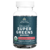 Dr. Axe / Ancient Nutrition, Organic Super Greens Gummies, Strawberry Watermelon, 50 Gummies - Supply Center USA