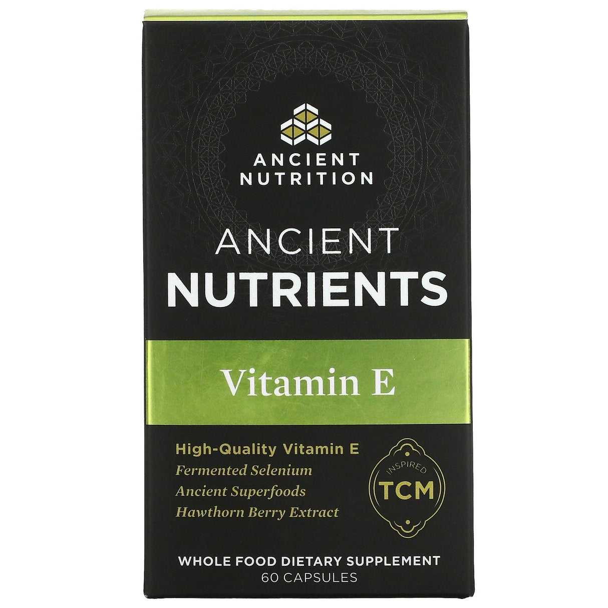 Dr. Axe / Ancient Nutrition, Vitamin E, 60 Capsules - Supply Center USA
