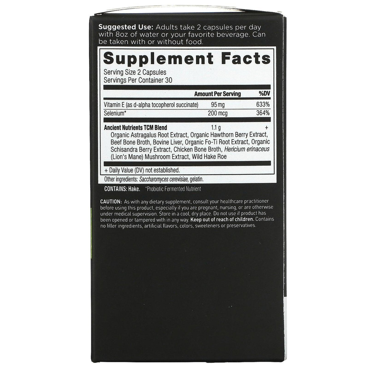 Dr. Axe / Ancient Nutrition, Vitamin E, 60 Capsules - Supply Center USA