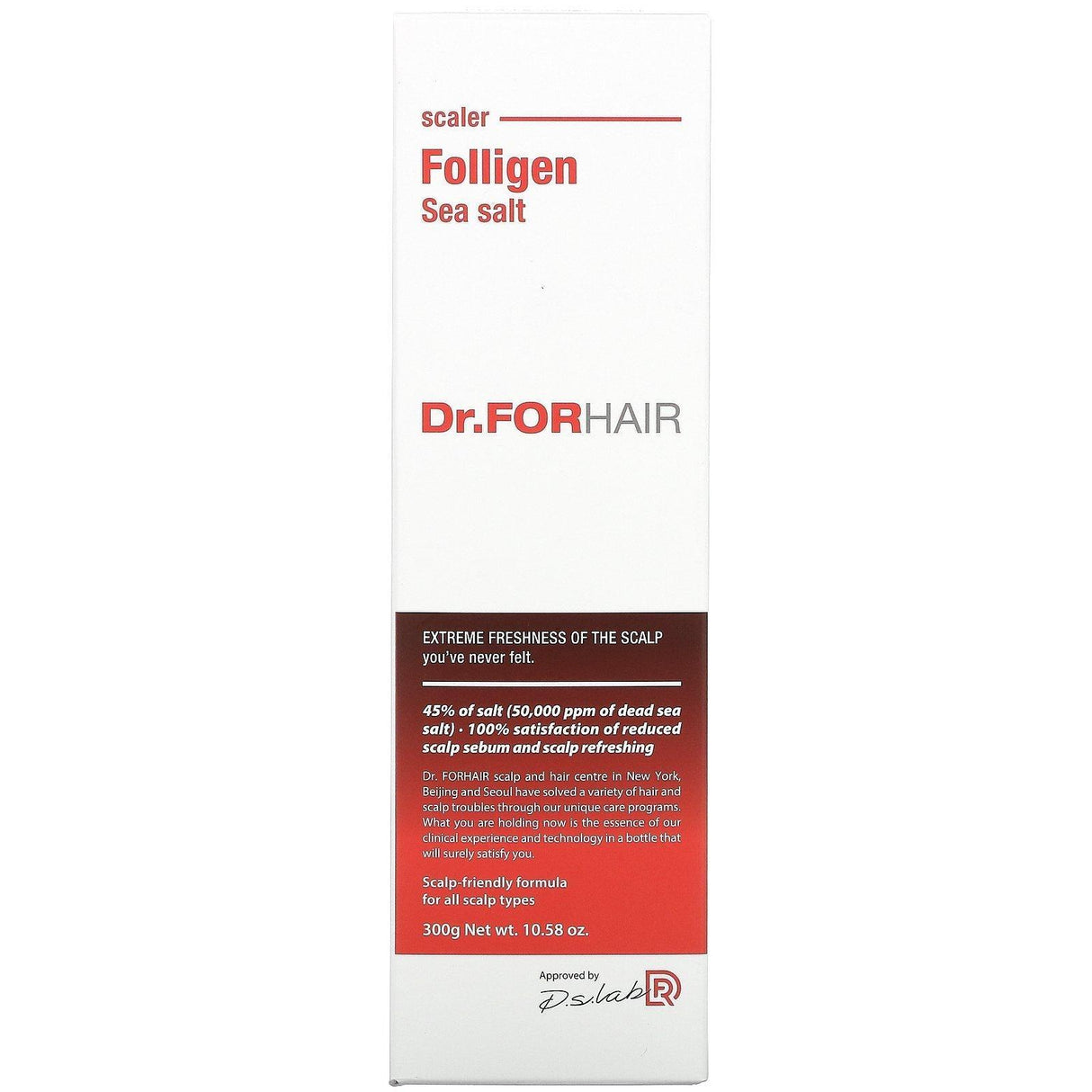 Dr.ForHair, Folligen, Sea Salt Scaler, 10.58 oz (300 g) - Supply Center USA