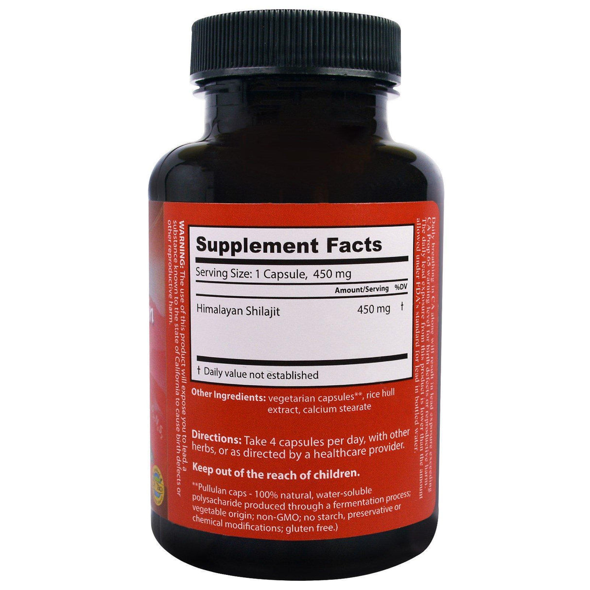 Dragon Herbs, High Mountain Shilajit, 450 mg, 60 Capsules - Supply Center USA